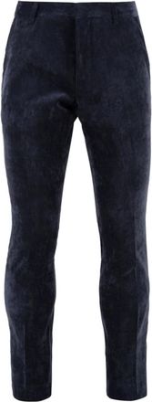 Daniele Alessandrini Slim-fit Broeken - Heren - Slim Fit Broeken - Blauw - L - Polyester - Broeken