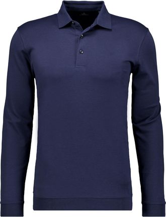 Ragman Poloshirt RAGMAN, Herren, Gr. XL, blau (dunkelblau, 711), Baumwolle, regular fit, ohne Ausschnitt, Shirts Poloshirt