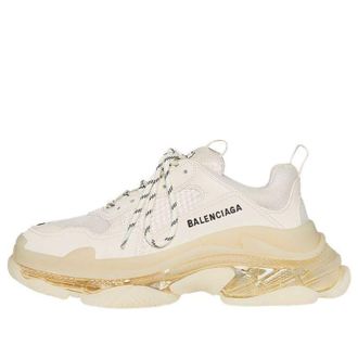 Balenciaga (WMNS) Balenciaga Triple S Sneaker Clear Sole - Eggshell 544351W2GA19100
