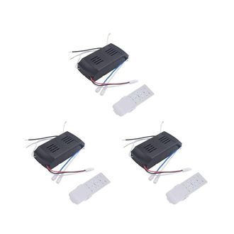 OEM Kit De 3 Mandos A Distancia De Repuesto Universales Para Ventilador De Techo, 50 W, 6 Velocidades Y Temporizador, Para Ventilador De Techo De Cc