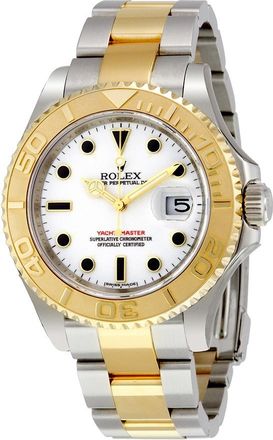 Rolex Pre-owned Rolex Yacht-Master White Dial Mens Watch 16623-WSO