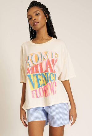 Bloomingdale's Italia Cities Perfect BF Tee
