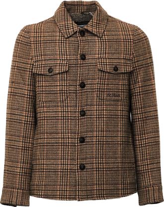 MC2 Saint Barth Landeck Teddy Lined Wool Overshirt