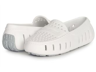 Floafers Posh Driver 2.0 Womens Shoes Bright White/Harbor Mist Grey : 10 B - Medium, Synthetic