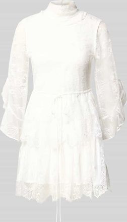 Bardot Bardot Cocktailkleid aus Spitze in Minil&auml;nge Modell NORAH in Offwhite, Gr&ouml;&szlig;e 34