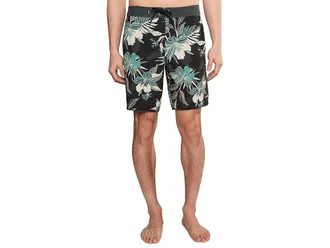 O'Neill Hyperfreak Mysto Scallop 19 Boardshorts Mens Swimwear Black : 40, Elastane/Polyester