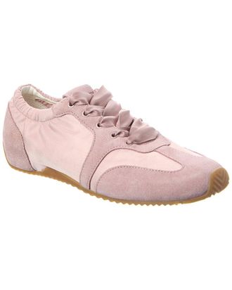 Rag & Bone Emilee Ballet Runner Satin & Suede Sneaker