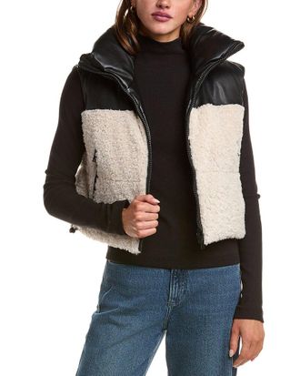 LaMarque Melicia Faux Leather Reversible Vest