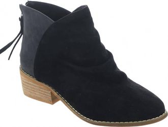 Corkys Footwear Womens Sis Round Toe Chelsea Casual Boots In Black