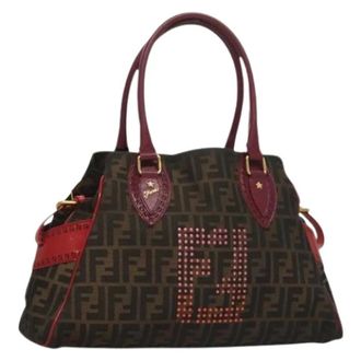 Fendi Pre-owned Canvas fendi-bags - Dames - Vintage Handtas - Bruin - ONE Size - Vintage