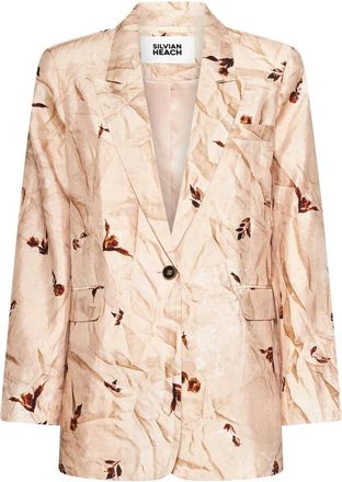 Silvian Heach Chola Blazer - Dames - Blazers - Roze - 2XS - Leer - Jassen