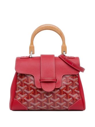 Goyard 2019 kleine Goyardine Saigon Souple boekentas - Rood