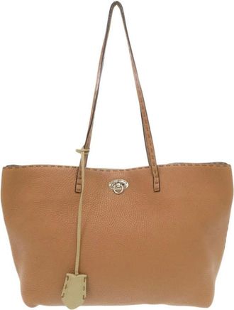 Fendi Pre-owned Fendi Medium Leather Selleria Carla Tote Ladies ZUKM2K4SDLB5UADD
