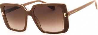 Marc Jacobs Brown Shanded Square Ladies Sunglasses MJ 1121/S 010A/HA 54