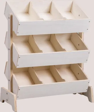 Sklum Sklum - Mueble Organizador De Juguetes En Madera Yerai Kids