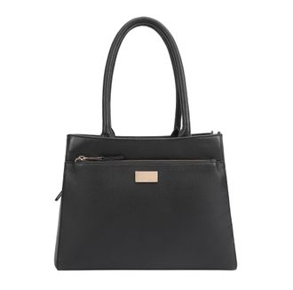 Paul Costelloe Womens Monse Leather Shoulder Bag - Black - One Size