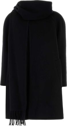 Balenciaga Womens Black Cashmere Coat - Size EU 36 (Womens)