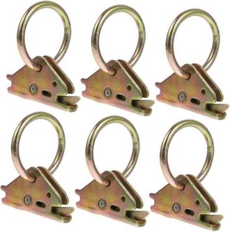 OEM 6 Piezas De Rieles De Cami&oacute;n Con Junta T&oacute;rica, Anclajes De Amarre Para Remolque, Anclajes De Amarre Para Caja De Cami&oacute;n, Amarres De Remolque Rv, Ganch