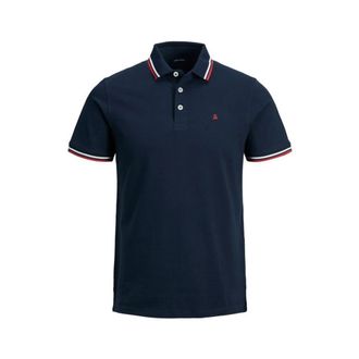 Jack & Jones Polo Shirt - Heren - Polos - Blauw - L - Tops