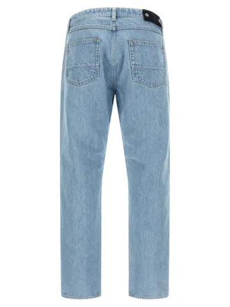 Stone Island Straight-Leg Cotton Jeans - Blue