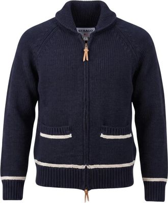 Sebago Portclyde Cardigan - Heren - Vesten - Blauw - S - Truien & Vesten