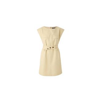 SOEUR Imane Korte Jurk - Dames - Korte kleedjes - Beige - XS - Katoen - Kleedjes