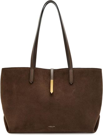 DeMellier Tokyo Suede Tote - Dark Brown - One Size