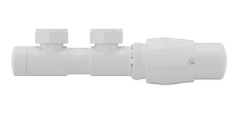 OEM V&aacute;lvula Termost&aacute;tica Para Radiador Luxrad Duo, Derecha, Blanca