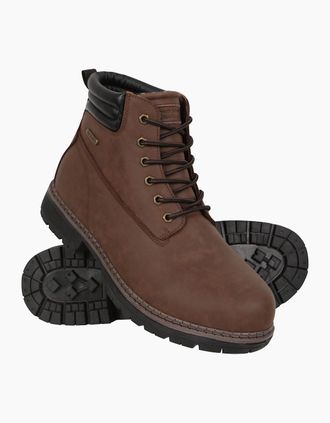 Mountain Warehouse Mens Mountain Warehouse Mens Gorge Waterproof Boots - Brown - Size: 11