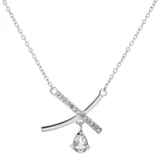 Orphelia Charlotte WoMens 925 Sterling Silver Necklace - ZK-7580/W - One Size