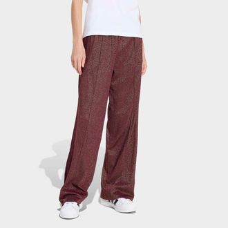 adidas Sporthose ADIDAS ORIGINALS LUREX FB TP, Damen, Gr. XL, N-Gr, maroon, gold metallic, Obermaterial: 61% Baumwolle, 21% Polyamid, 18% Polyester, Hosen Sp