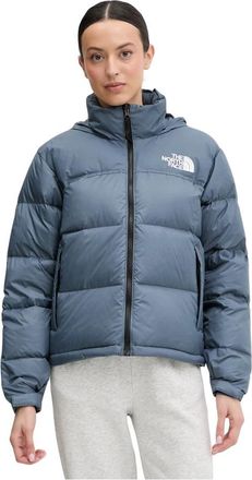 The North Face 1996 Retro Nuptse Jacket - Dames - Outdoorjassen - Blauw - L - Leer - Fitness