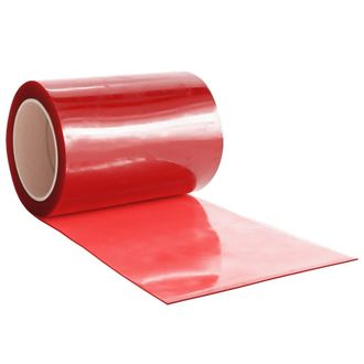 vidaXL Vidaxl - Tira De Cortina Para Puertas Pvc Rojo 300x2,6 Mm 10 M