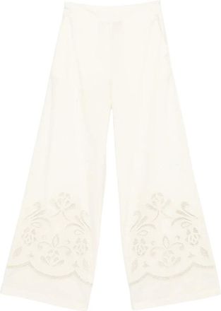 Forte_Forte Dames, Broeken, Wit, Maat: 3XS