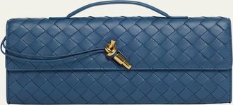 Bottega Veneta Long Andiamo Clutch Bag with Handle