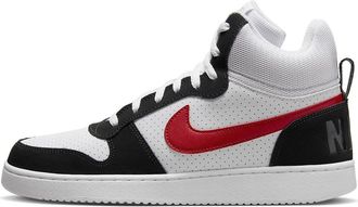 Nike Court Borough Mid White Red Black 838938-104