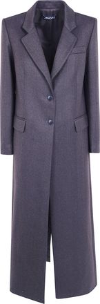 DRHOPE Coat Single Breasted Long