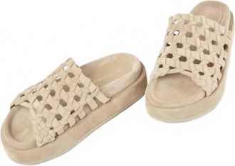 Paloma Barceló Womens Nadira Suede Flatform Slide In Corda Suede