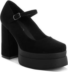 London Rag Kenny Mary Jane Platform Pump in Black at Nordstrom Rack, Size 7.5