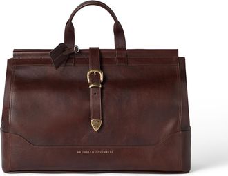 Brunello Cucinelli Calfskin bag in Burgundy at Nordstrom