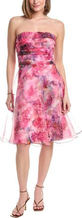 Rene Ruiz Strapless Organza Cocktail Dress