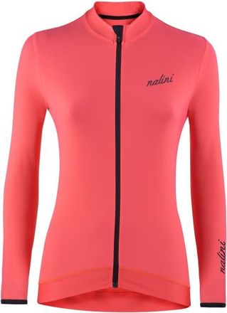 Nalini New Wrap L/S Jersey Velotrikot f&uuml;r Damen | rosa/rot