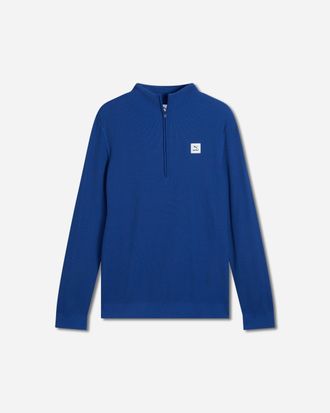 Puma Men s SAYSKY Half-Zip Longsleeve Top Cobalt Glaze