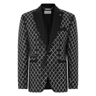 Philipp Plein Heren, Jassen, Zwart, Maat: 5XL