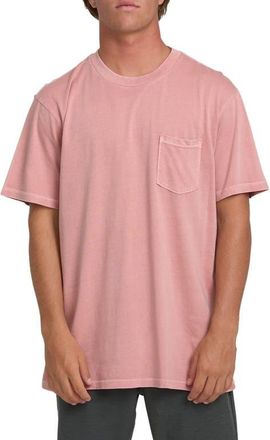 Billabong Essential Cotton Pocket T-Shirt in Ash Rose at Nordstrom, Size X-Large