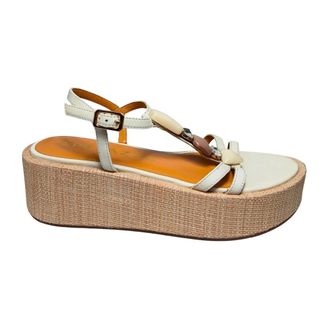 Apepazza Querubina Lamb - female - Apepazza - Wedges - White - 3 UK - Shoes