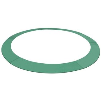 vidaXL Alfombrilla De Seguridad Cama El&aacute;stica Pe Redonda Verde 3,66m Vidaxl