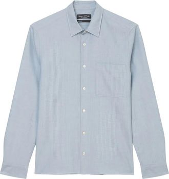 Marc O'Polo textured button-up shirt - Blue