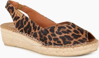 Toni Pons Womens Bernia Womens Wedge Heel Espadrilles Sandals - Brown - Size: 3
