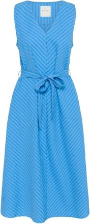 Part Two Astra PW DR - Dames - Casual kleedjes - Blauw - L - Katoen - Kleedjes